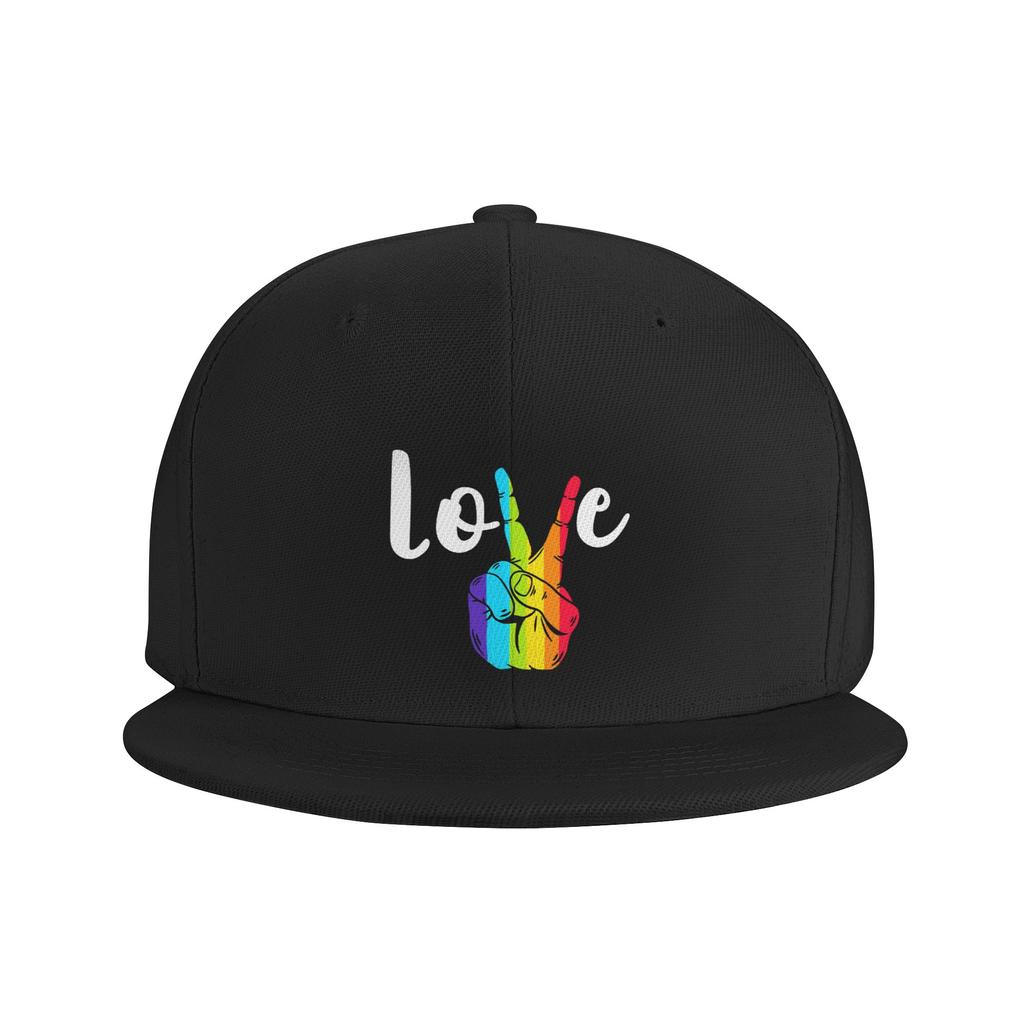 ЛГБТ-бейсболка Pride Rainbow в стиле хип-хоп, плоские шляпы Love Is Love, винтажная бейсболка, регулируемая ЛГБТ-шляпа для женских кепок унисекс