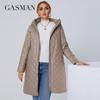 Gasman 2021 Women's Autumn Winter Jacket Fashion XL-5XL Long High Street Parka Furry Lining High Quality Brand Coat Woman 81121