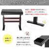 RAKU Gas-Powered Piano Stool, Stepless Height Adjustment, 46-57 Cm, Made of Durable Alloy, High-Resilience Cushion, PU Leather Cover, 62 Cm Wide X 36