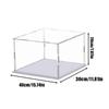 1 шт. Прозрачный акриловый дисплейный ящик для хранения, пылезащитный дисплейный шкаф, настольное хранилище, домашнее хранилище