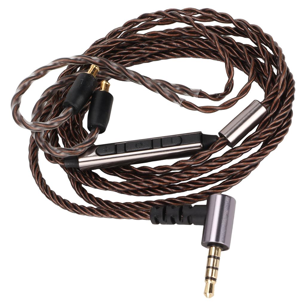 Сменный кабель для наушников, штекер 3,5 мм/A2DC, шнур для наушников со встроенным микрофоном и пультом управления для CKS1100