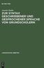 Книга Zur Syntax Geschriebener Und Gesprochener Sprache Von Grundschulern : 48