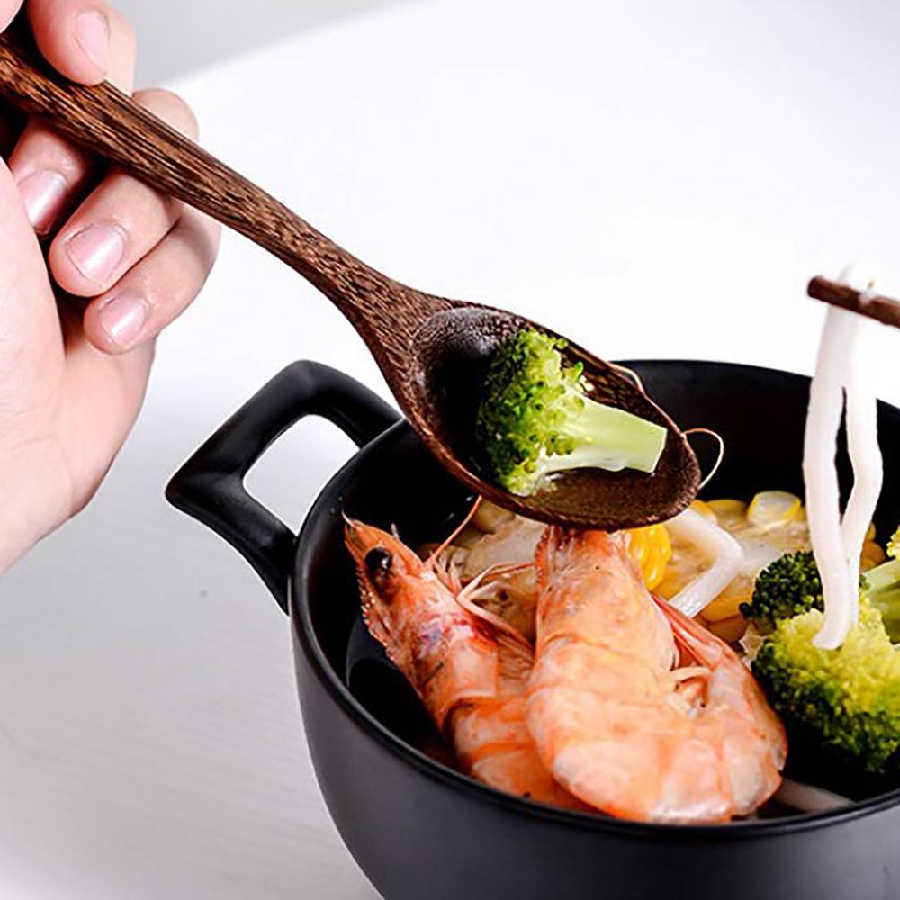 Stirring Cooking Utensils Mixing Tableware Dessert Coffee Spoon Wooden Spoon Tea Spoon Soup Spoons