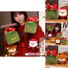 Christmas Gift Box Santa Claus Deer Plush Toy For Festive Decorations And Gifts