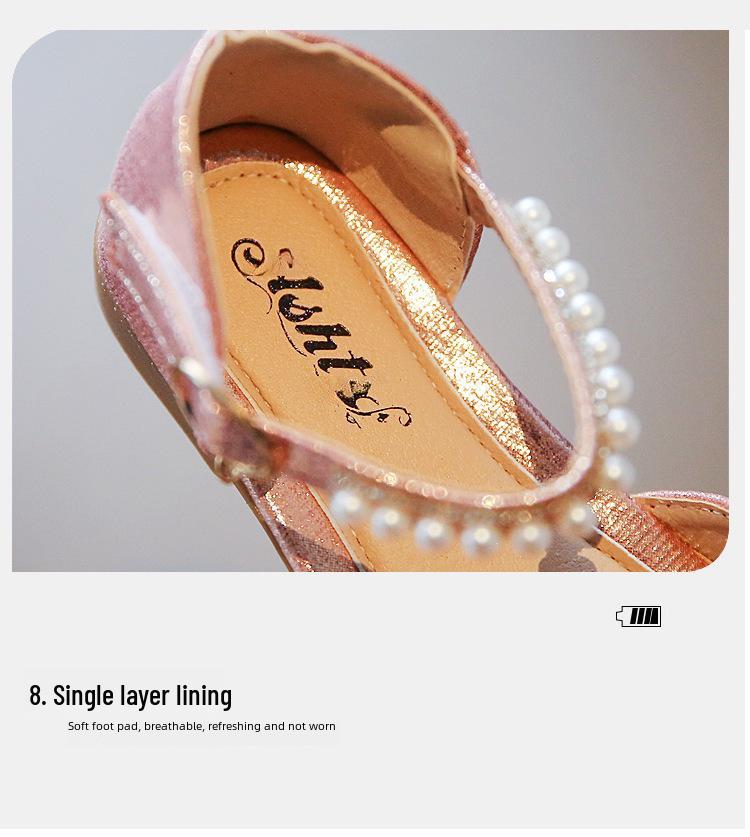 Весенние босоножки с бантом 2025: Детские туфли для танцев и кожаные туфли принцессы