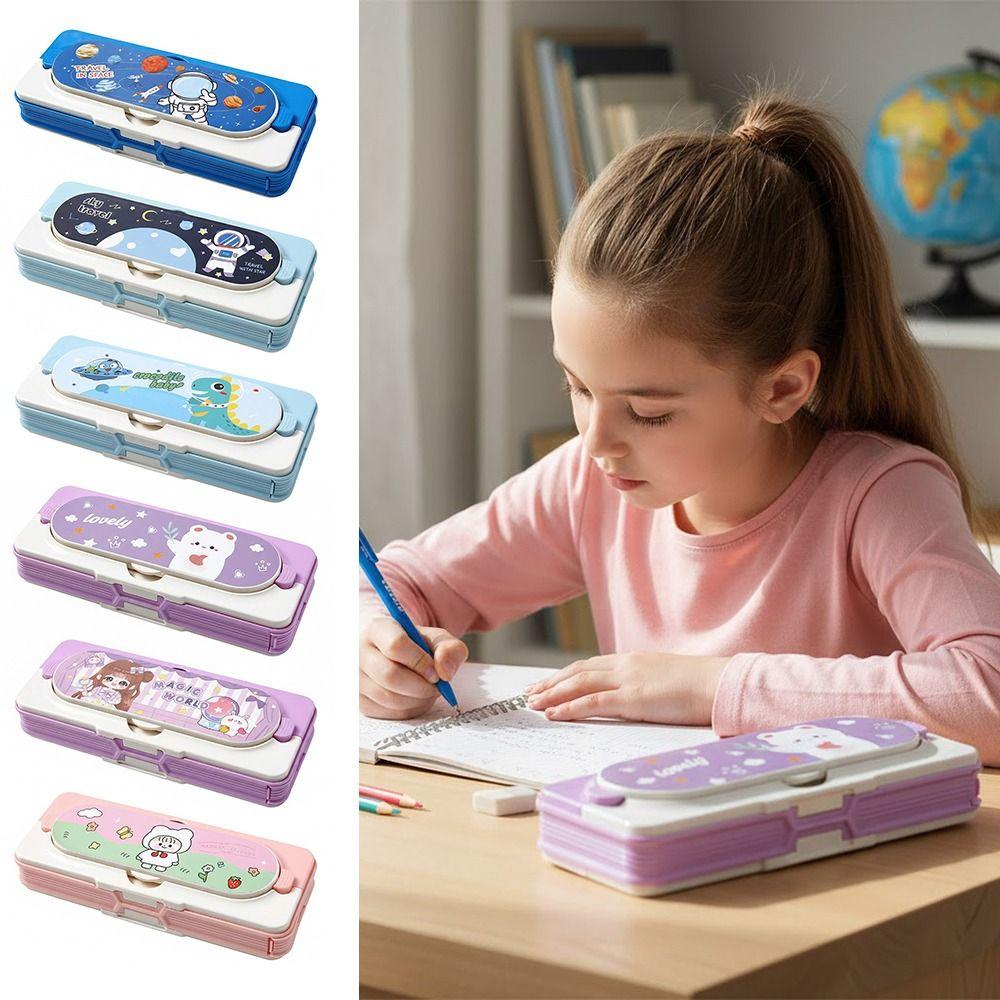 Многофункциональная пенал-коробка Механический пенал Мультяшный пенал Школьные принадлежности