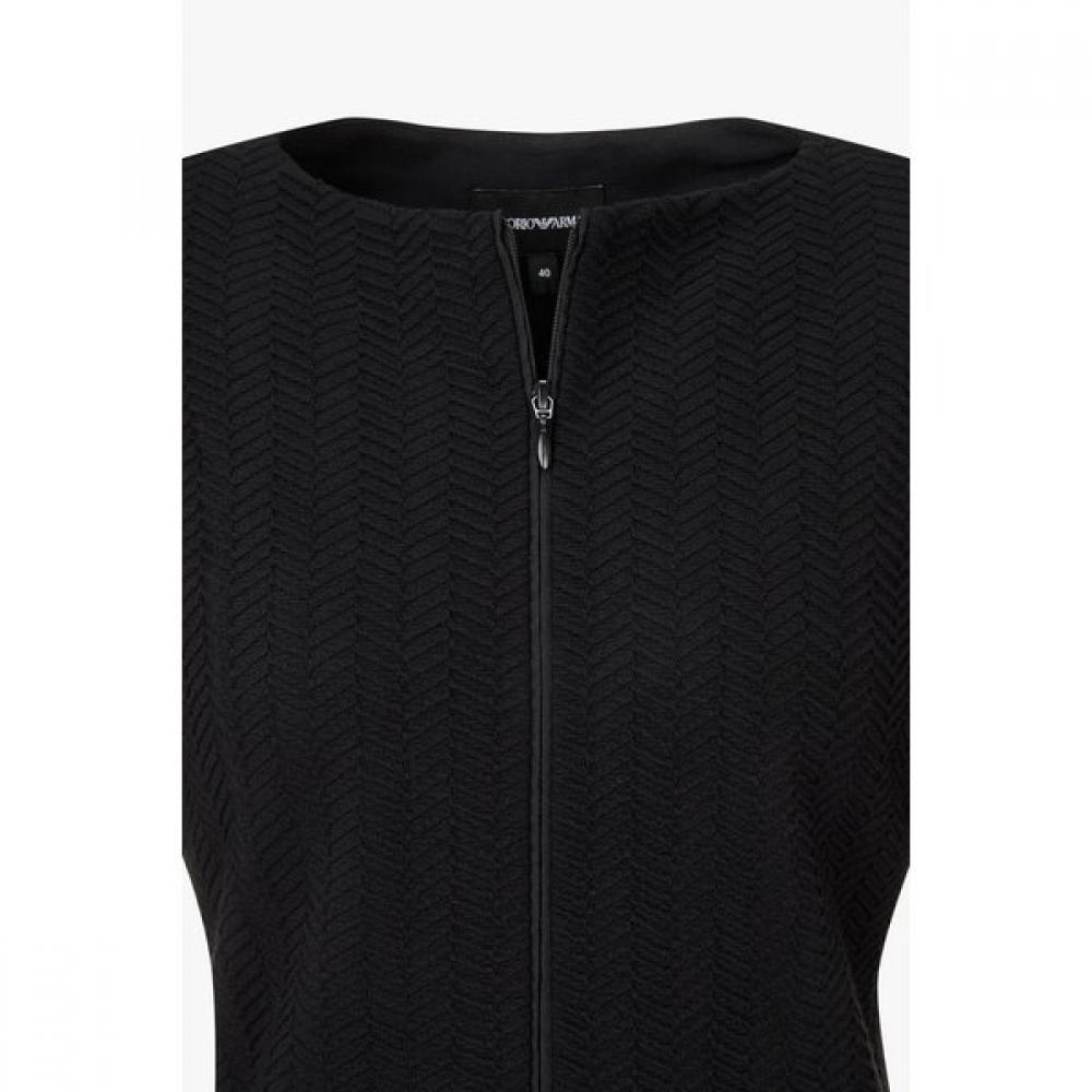 Emporio Armani Women S Textured Chevron Jacket A525302506