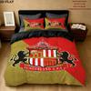 Sunderland Afc Pattern Bedding Quilt Set Quilt Cover Pillowcase Home Birthday Gift(1 * duvet cover + 2 * pillowcase, without core)