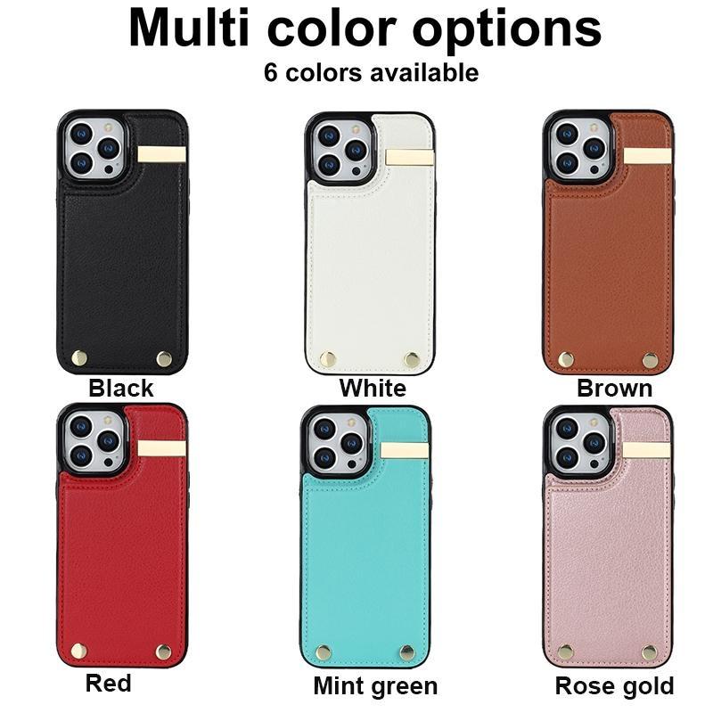 Кожаный чехол-кошелек с отделением для карт для iPhone 15, 14, 13, 12, 11 Pro Max XS MAX XR 8 7 Plus/Samsung S23 S22 S21 S20 Ultra Plus A14 A13 A54 A52 A53