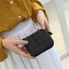 Women Short Wallets PU Leather Female Purse Plaid Cardholder Small Zipper Wallet MIT