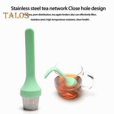 Фильтр для чая, термостойкость, эффективное разделение, нержавеющая сталь, практичный чайник для приготовления чая и специй, заварочный чайник, кухонные аксессуары