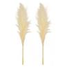 Yousheng 1/2/3/4/5Pcs Artificial Pampas Grass Bohemia Realistic Fluffy Fake Dried Grass Home Office Wedding Party Table Centerpiece Boho Decor
