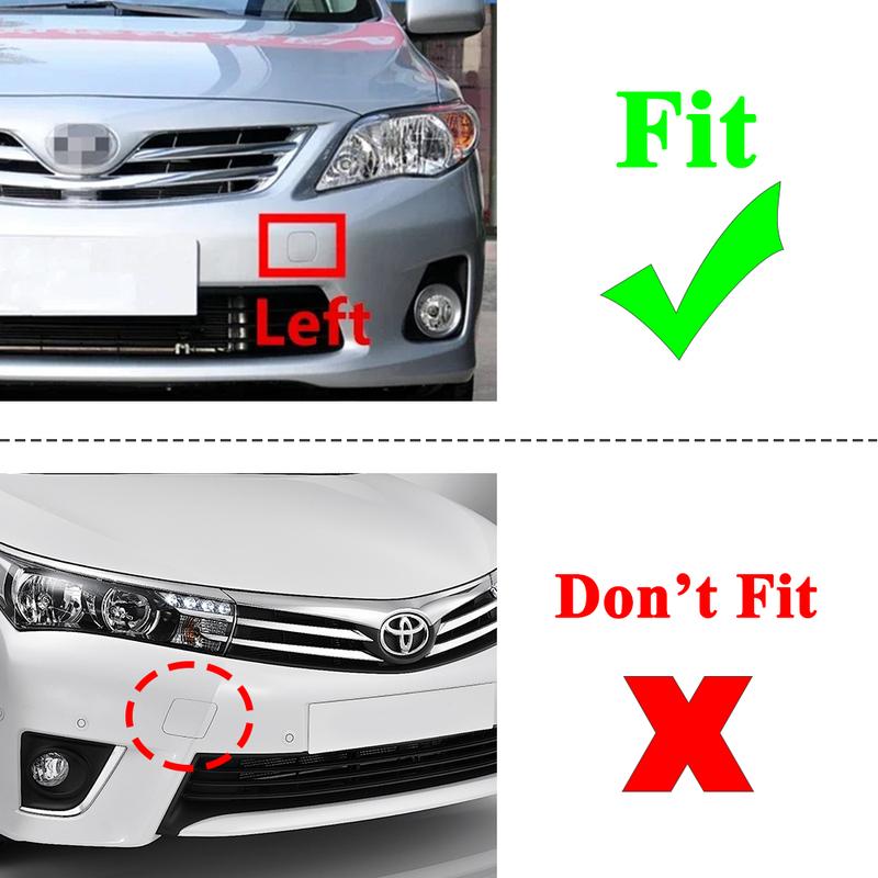 Front Bumper Tow Hook Cover Towing Eye Cap For Toyota Corolla 2011 2012 2013 OEM 52128-02916 52127-02916