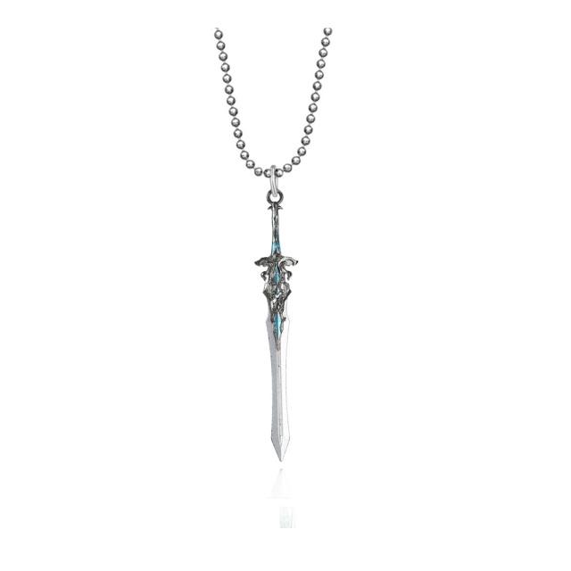 Genshin Impact Оружие Ожерелье Волчье Надгробие Колье Ожерелья Меч Кулон Цепи Из Бисера Ожерелье для Женщин Мужчин Ювелирные Изделия Подарок