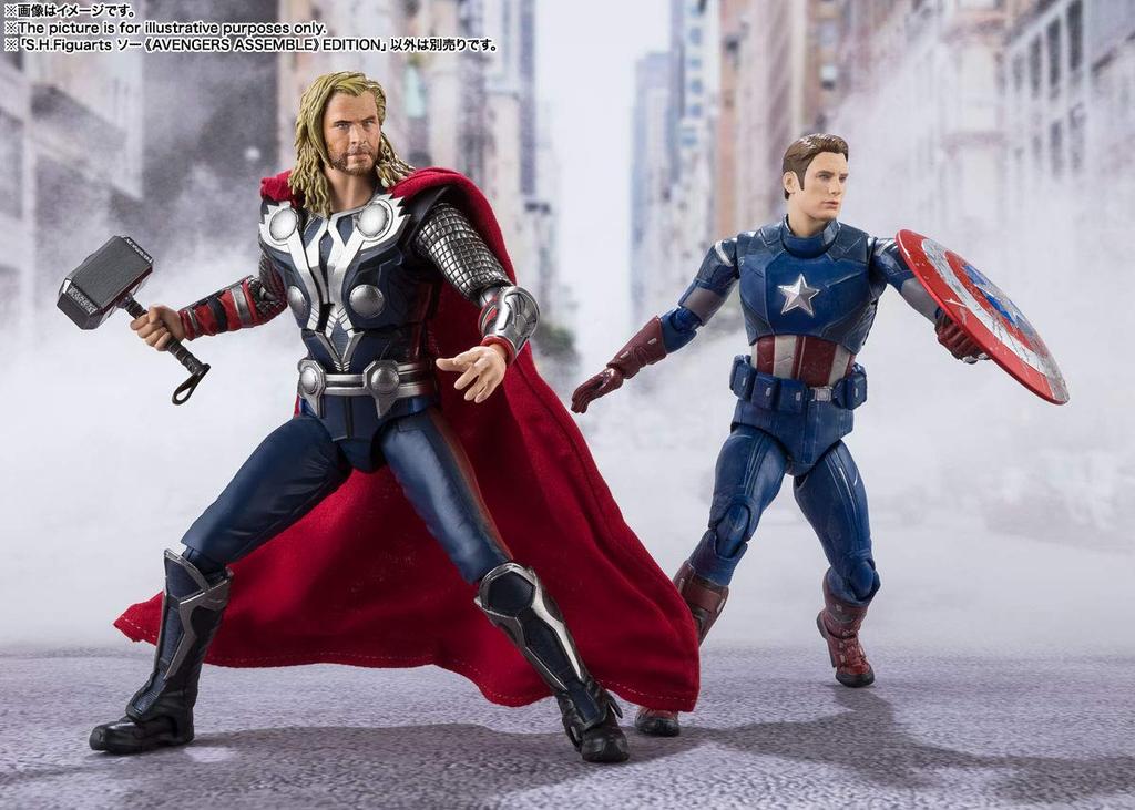 TAMASHII NATIONS Avengers Thor 165mm Painted Movable Figure S.H.Figuarts -AVENGERS ASSEMBLEEDITION- Approx. PVC&ABS&Cloth