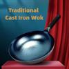 32/34/36cm Cast Iron Wok Non Stick Kitchen Tools Durable Cookware Cooking Pot  Gas Induction Cooker