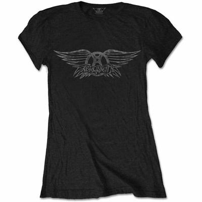 Женская облегающая футболка с винтажным логотипом Aerosmith, футболки унисекс с лицензией группы