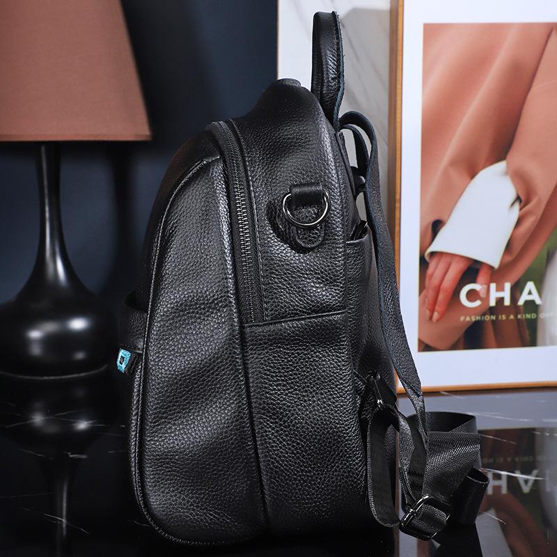 Натуральная кожа Женская мода Модный все в одном женский рюкзак Верхний слой из воловьей кожи Мягкая кожа Большая вместительная сумка