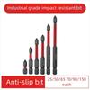 Magnetic Anti-shock Batch Head High Hardness Non-Slip Impact Bits Cross Screwdriver 25/50/65/70/90mm Screwdriver Set