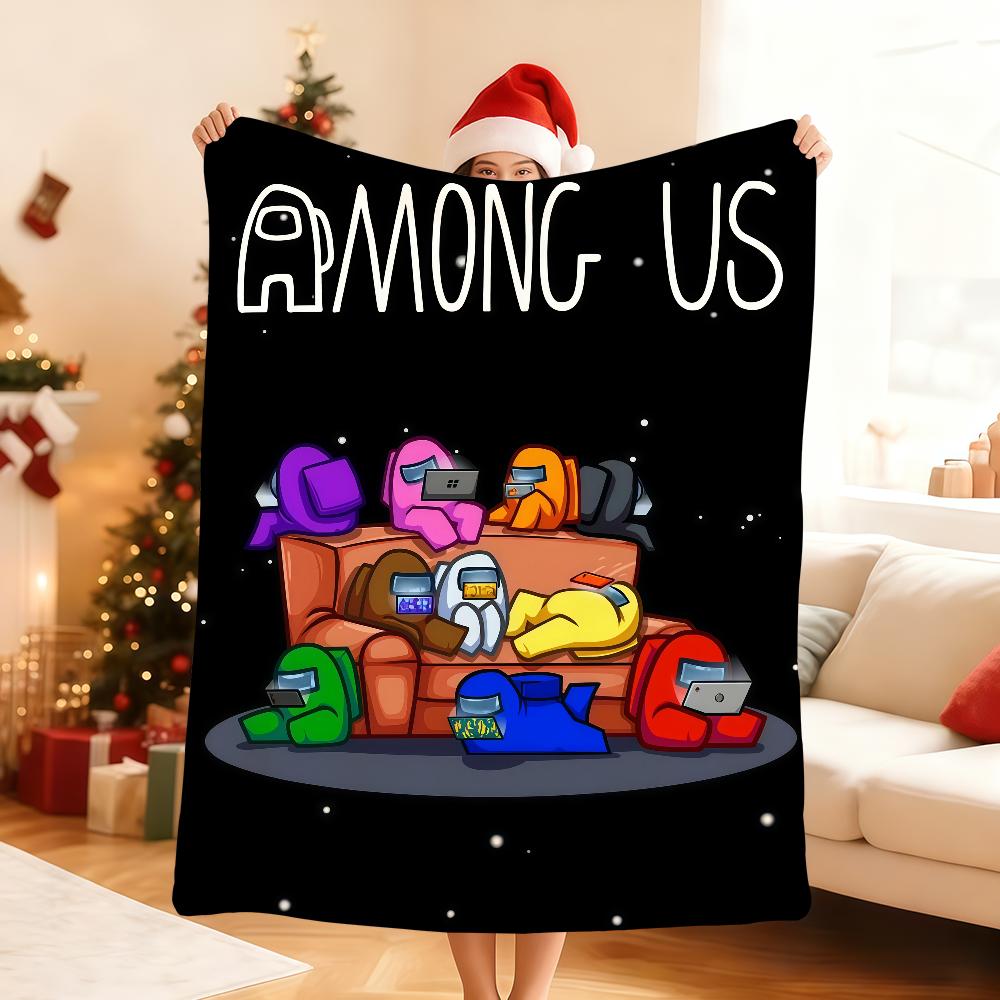 Горячая игра A-AmOng U-Us Плед Для Мягкого Пледа для Пикника Кровати Дивана Дома Спальни Уютный Теплый Комфортный