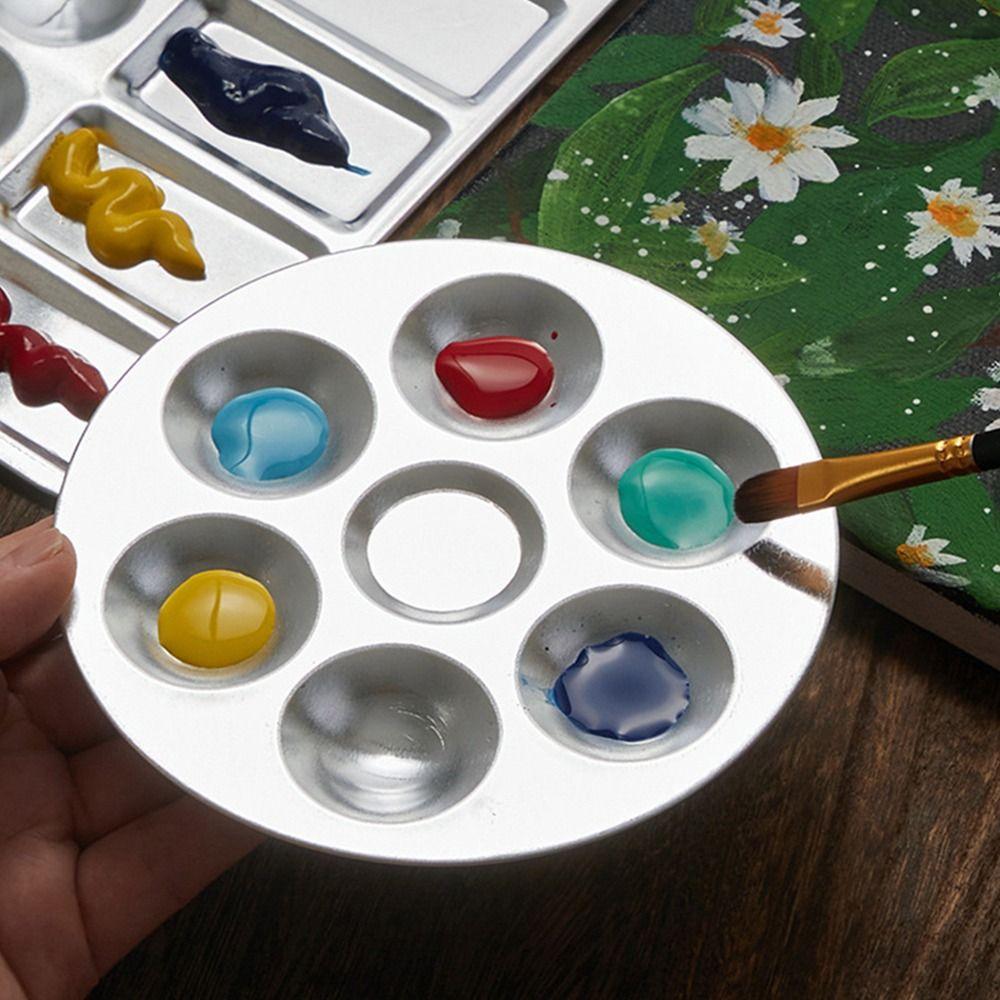 Metal Painting Color Palette 6/10/12 Wells Mixing Paint Tray Durable Art Paint Tray School Office