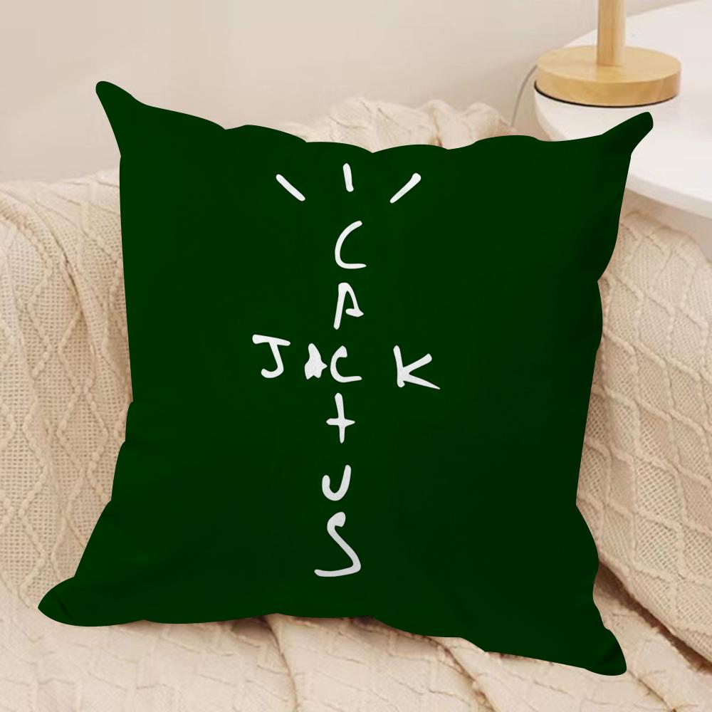 Cool CCactus JJack Cushion Cover Pillowcase Ultra Soft Skin Friendly Fabric Cloud Like Comfort Concealed Zipper