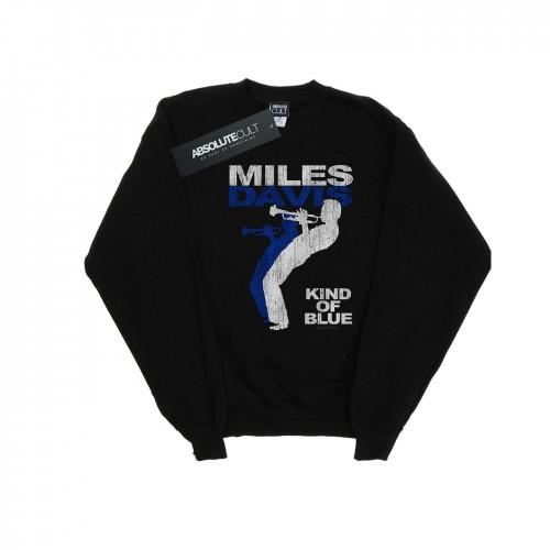 Miles Davis Mens Kind Of Blue Distressed Sweatshirt