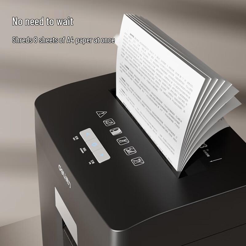 Deli GA390 Paper Shredder CN plug (adapter included)