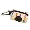 Convenient Pet Poop Bags Holder Fashion Print Zippered Dog Poop Bag Holder for Outdoor Pet Walking Running Clean Supply