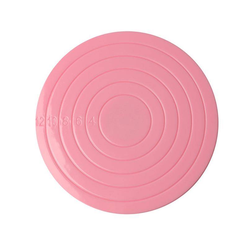 1 шт., кухонная сковорода, инструмент для выпечки, пластиковая тарелка для торта, вращающийся противоскользящий круглый стол для торта, поворотный стол для украшения торта