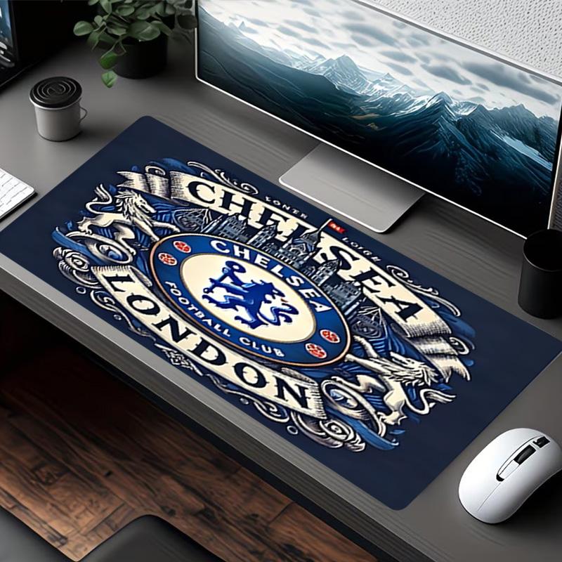 football club F.C Print Mouse Pad, for Keyboard Pad Laptop PC Mat for Office Home Use, Desk Decor, Perfect Birthday Gift for Gamers