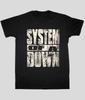 System of a Down Потертый Логотип Черная Унисекс Футболка Размер S-5XL CS069