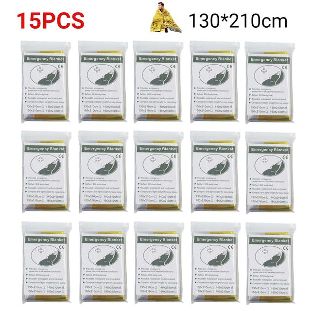 5-30 шт., одеяло для выживания в чрезвычайных ситуациях, аптечка первой помощи, водостойкая водонепроницаемая фольга, термоодеяло для кемпинга, военное одеяло, хит продаж