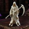 Орнамент в темном стиле, фигурка Готического Жнеца, 3D-печатная статуэтка в капюшоне с миниатюрной жуткой косой, жуткое украшение в виде одеяния для Хэллоуина