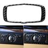 Carbon Fiber Headlight Trim Sticker Switch Frame BMW for X5 E70 X6 E71 X5 E60