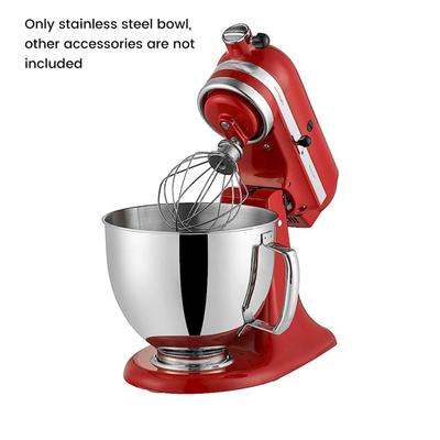 Для миксера Kitchenaid Classic&Artisan Series 4.5QT/5QT, чаша из нержавеющей стали 304, можно мыть в посудомоечной машине