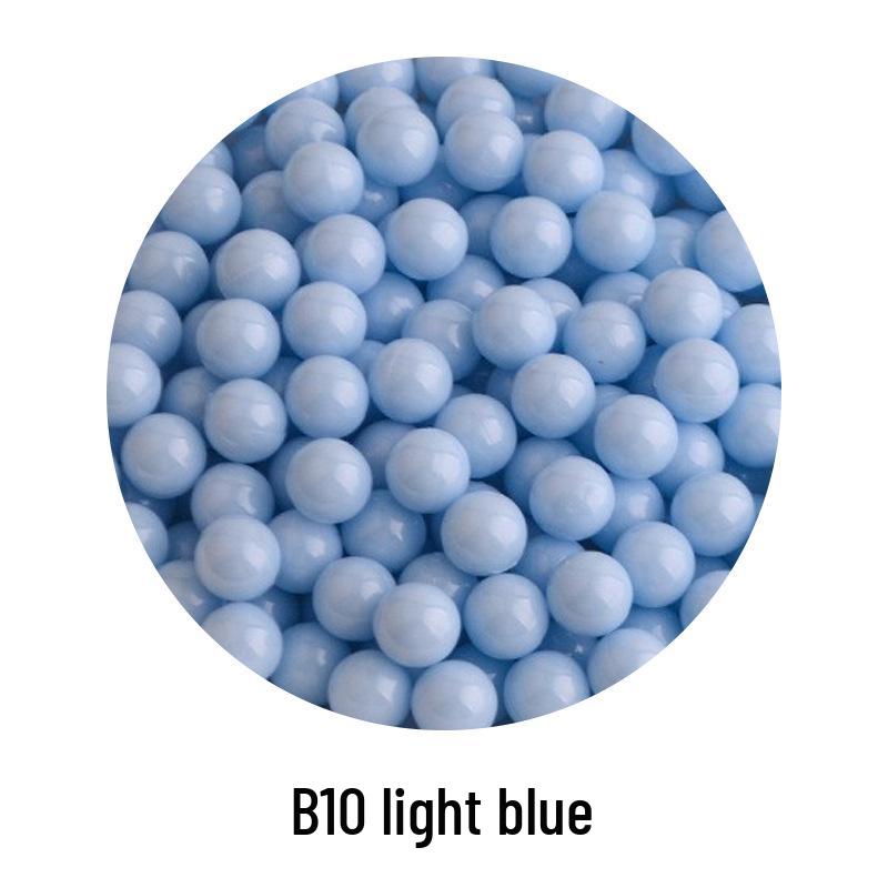 Пластиковые бусины конфетных цветов: Круглые упругие мячики без отверстий для детских DIY украшений, поделок и пуль для игрушечных пистолетов.