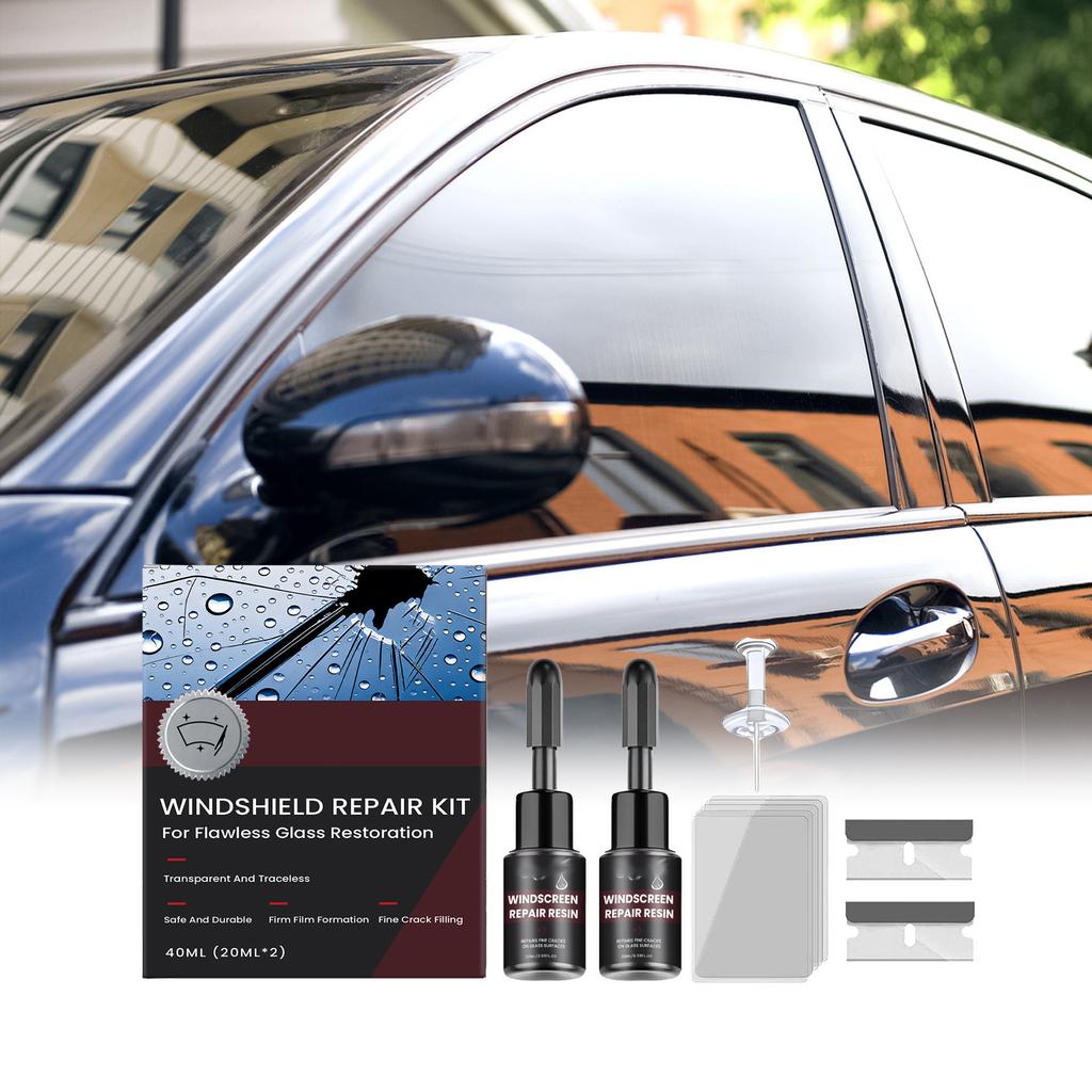Car Windshield Care Kit Daily,maintenance For Window Glass Cracks,40ml