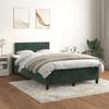 3141296 vidaXL Divan Bed and Mattress Dark Green 120x200cm Velvet