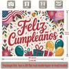 Party Backdrop Floral Flat Feliz Cumpleaos Patriotic Events Wedding Coming Ceremony Photo Booth Background Front Door Decor