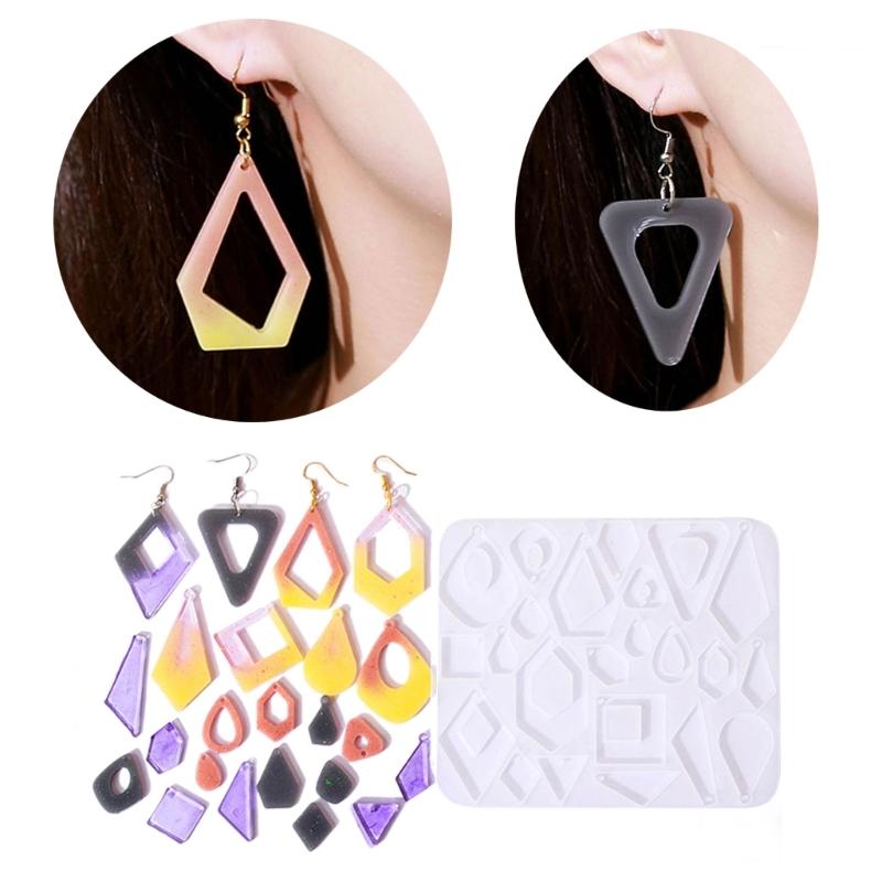 Earrings Silicone Molds for Casting Moulds Wear Resistant Silicone Mold Creative Earrings Pendant Silicone Mold