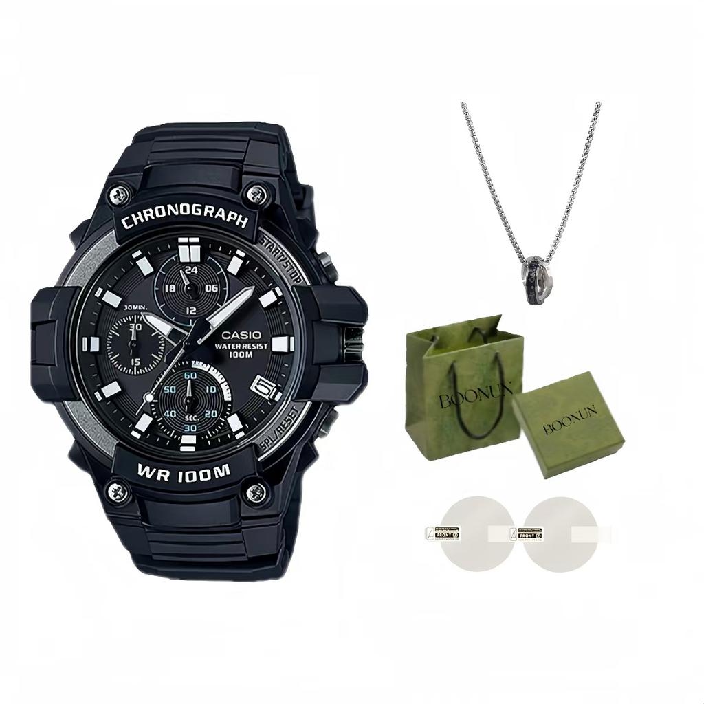 Casio Мужские Часы Стандартной Серии 51,8 мм Черные MCW-110H-1A MCW-110H-1A