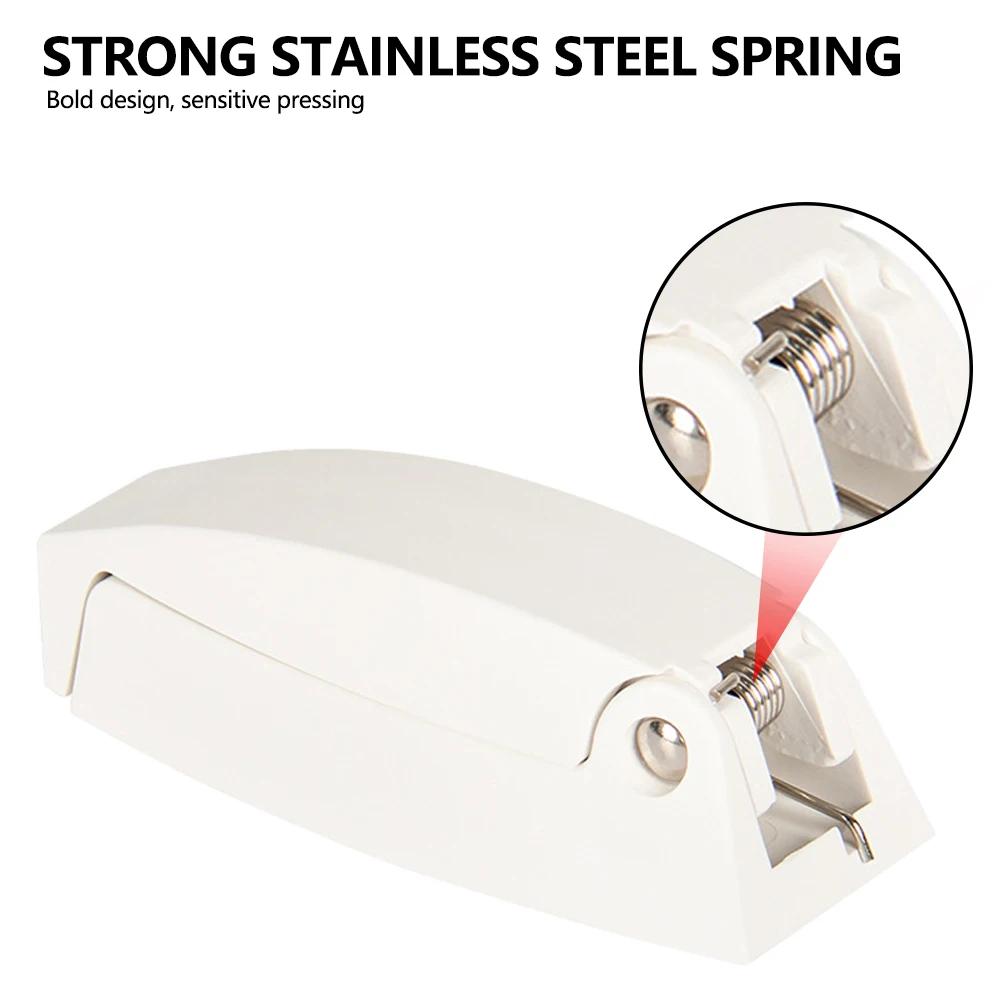 Новый фиксатор-защелка двери для автодома, каравана, грузовика, фургона, багажа для путешествий, аксессуары для RV, прицепа-кемпера, белый ABS, автостайлинг