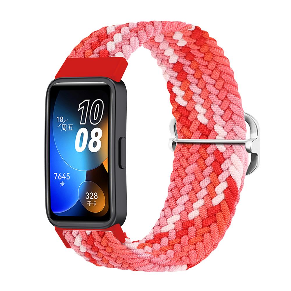 Braided for Huawei Band 8 Strap Adjustable Belt Smartwatch Accessories Wristband Elastic Nylon Bracelet For Huawei Band8 Band