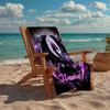 Custom Name Ultra-Soft Beach Towel with Dragon Theme,Ideal for Pool - Camping, Diving - Perfect Travel Essential, Vibrant Beach Towel.