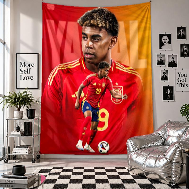 Wall TapestryLamine Yamal Art Hanging Cloth Decorative Background Cover for Room Decoration