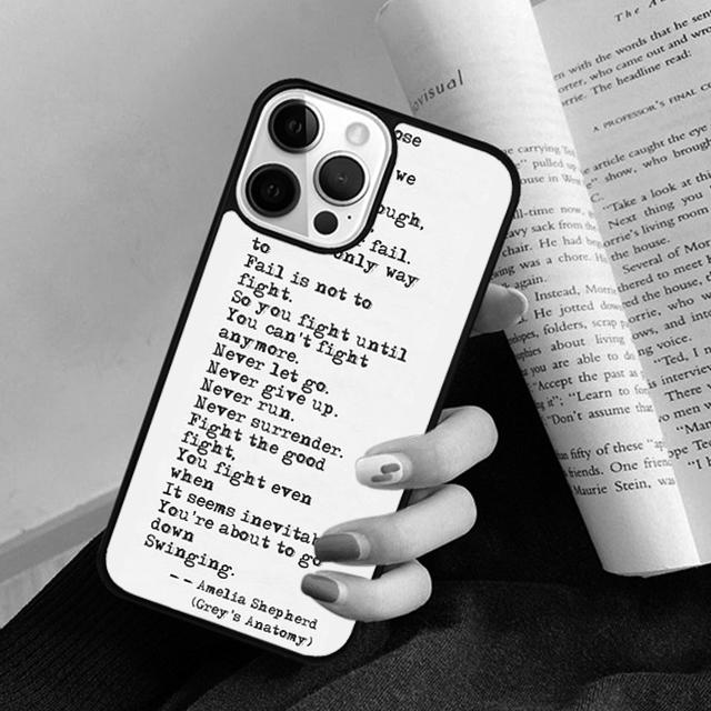American TV Greys Anatomy Nurse doctor Phone Case Back Cover for IPhone 18 17 Air 16 15 14 13 11 12 Pro Max Plus