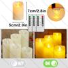 Xiaomi 10-240pcs Flameless Fake Candle LED Flickering Candles with Remote Control Battery Operated Pillar Candles for Valentine's Day