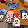 Мультяшный чехол-книжка Mickey & Minnie для iPhone 13/14/15/16 Pro Max