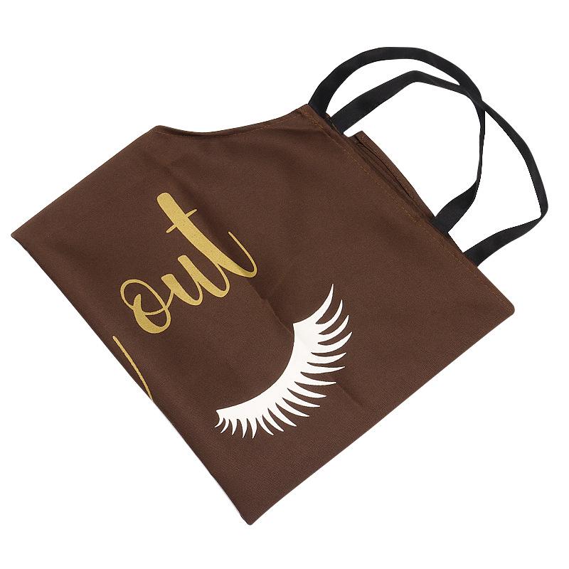 Unisex Cotton Linen Eyelash & Nail Art Apron